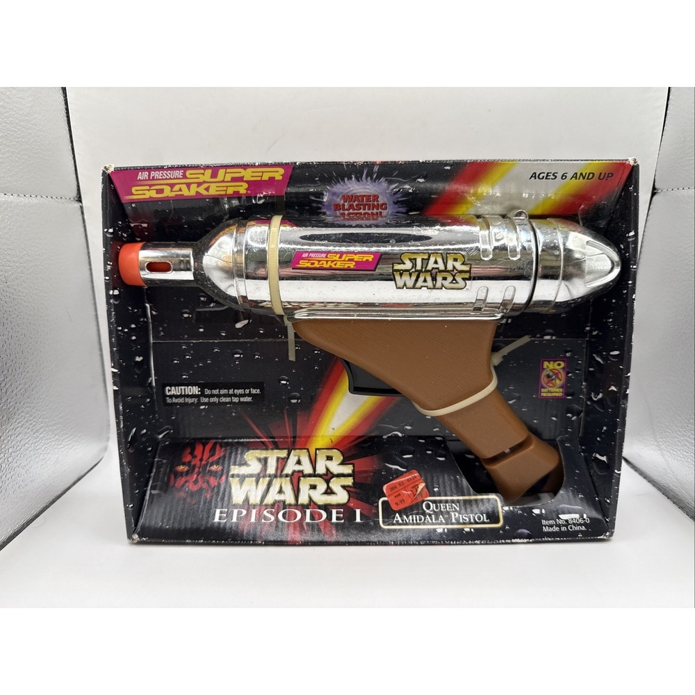 Star Wars Episode 1 Queen Amidala Water Pistol Super Soaker New-read Description